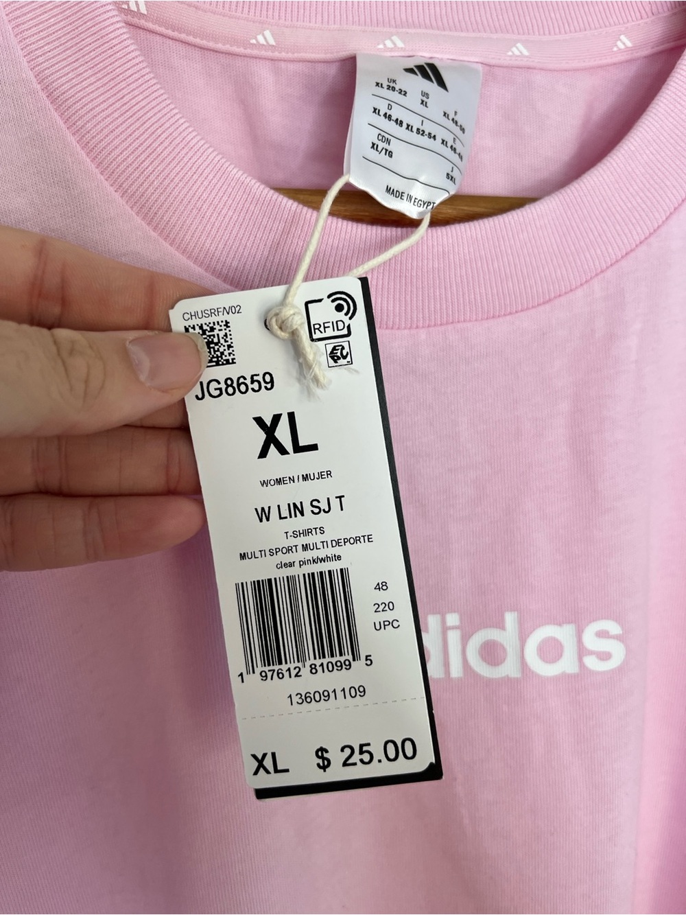 Adidas Womens Short Sleeve T Shirt Size XL - Picture 2 of 5